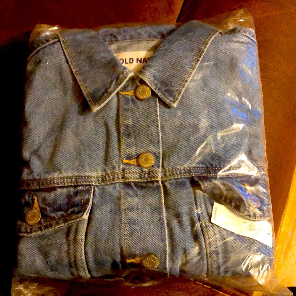 Old navy blue Jean jacket